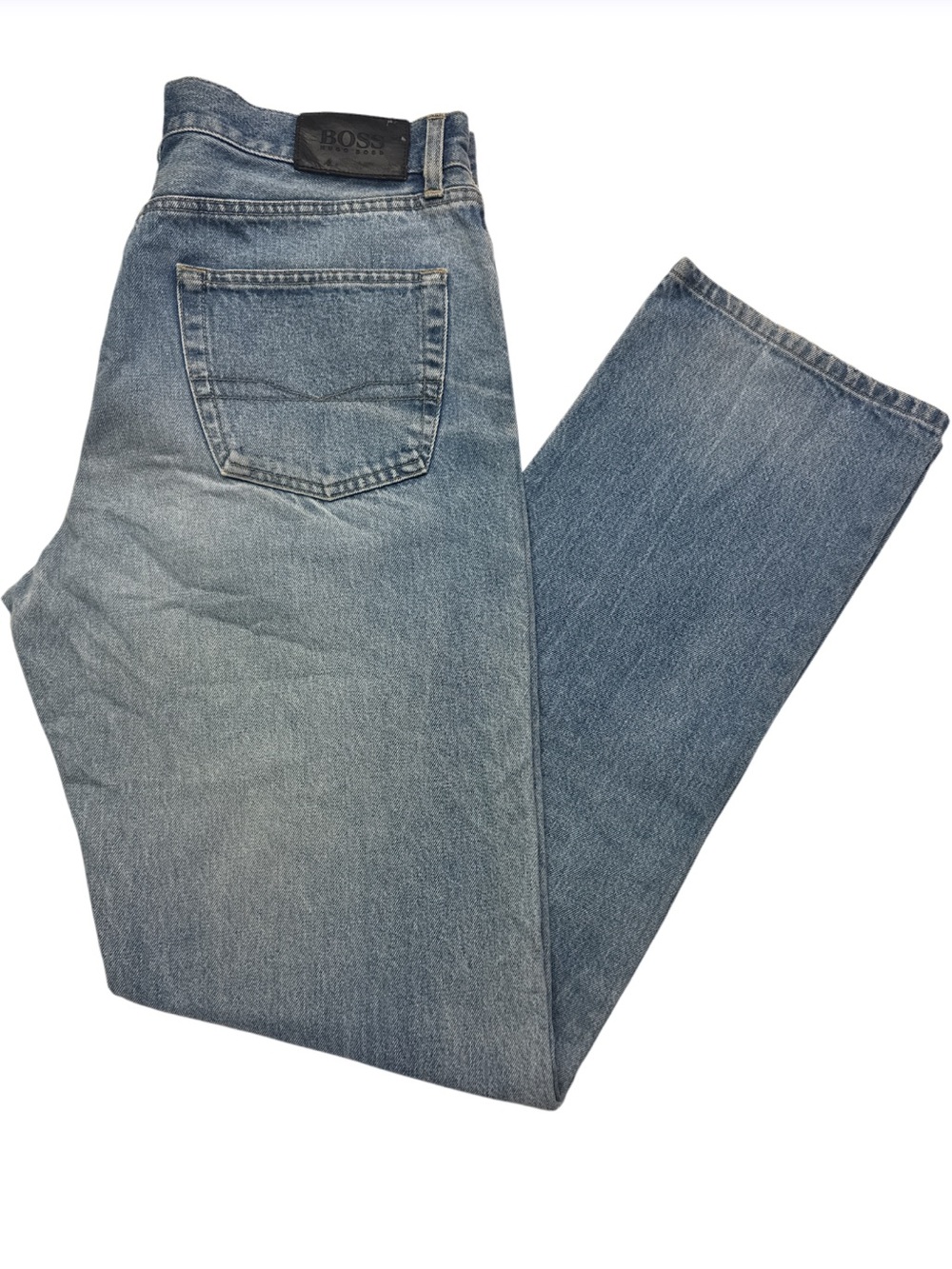 BOSS Arkansas Men's Light Blue Straight Jeans